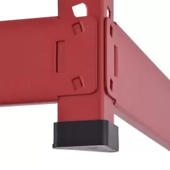 Husky N2R482478W5R 5-Tier Heavy Duty Boltless Steel Garage Storage Shelving Unit in Red (48 in. W x 78 in. H x 24 in. D)