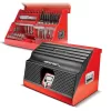 Powerbuilt 240311 26 in. Rapid Box Portable Slant Front Tool Box - Red