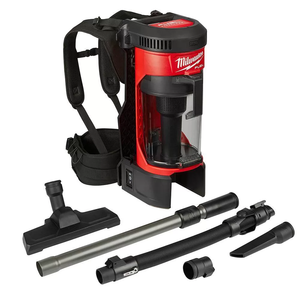 Milwaukee 0885-20-48-11-1850 M18 FUEL 1 Gal. 18-Volt Lithium-Ion Brushless Cordless 3-in-1 Backpack Vacuum W/ 5.0Ah Battery