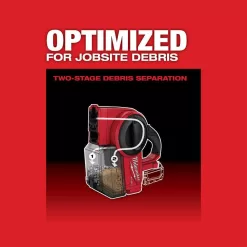 Milwaukee 0940-20-49-90-2012 M18 FUEL 18-Volt Lithium-Ion Brushless 0.25 Gal. Cordless Jobsite Vacuum with Extra Filter