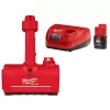 Milwaukee 0980-20-48-59-2420 M12 AIR-TIP 1-1/4 in. - 2-1/2 in. Wet/Dry Shop Vacuum Utility Nozzle Attachment Kit with CP 2.0 Ah Battery and Charger