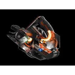 RIDGID R8654B-AC840040 18V Brushless Cordless 7-1/4 in. Circular Saw with 18V 4.0 Ah MAX Output Lithium-Ion Battery