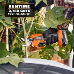 RIDGID R01301K 18V Brushless Cordless Battery Pruner with 2.0 Ah Battery and Charger