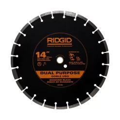 RIDGID HD-CC14X 14 in. Dual-Purpose Walk-Behind Saw Diamond Blade