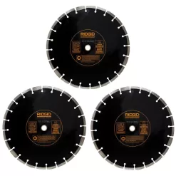 RIDGID HD-SW14-3 14 in. Diamond Blade (3-Pack)