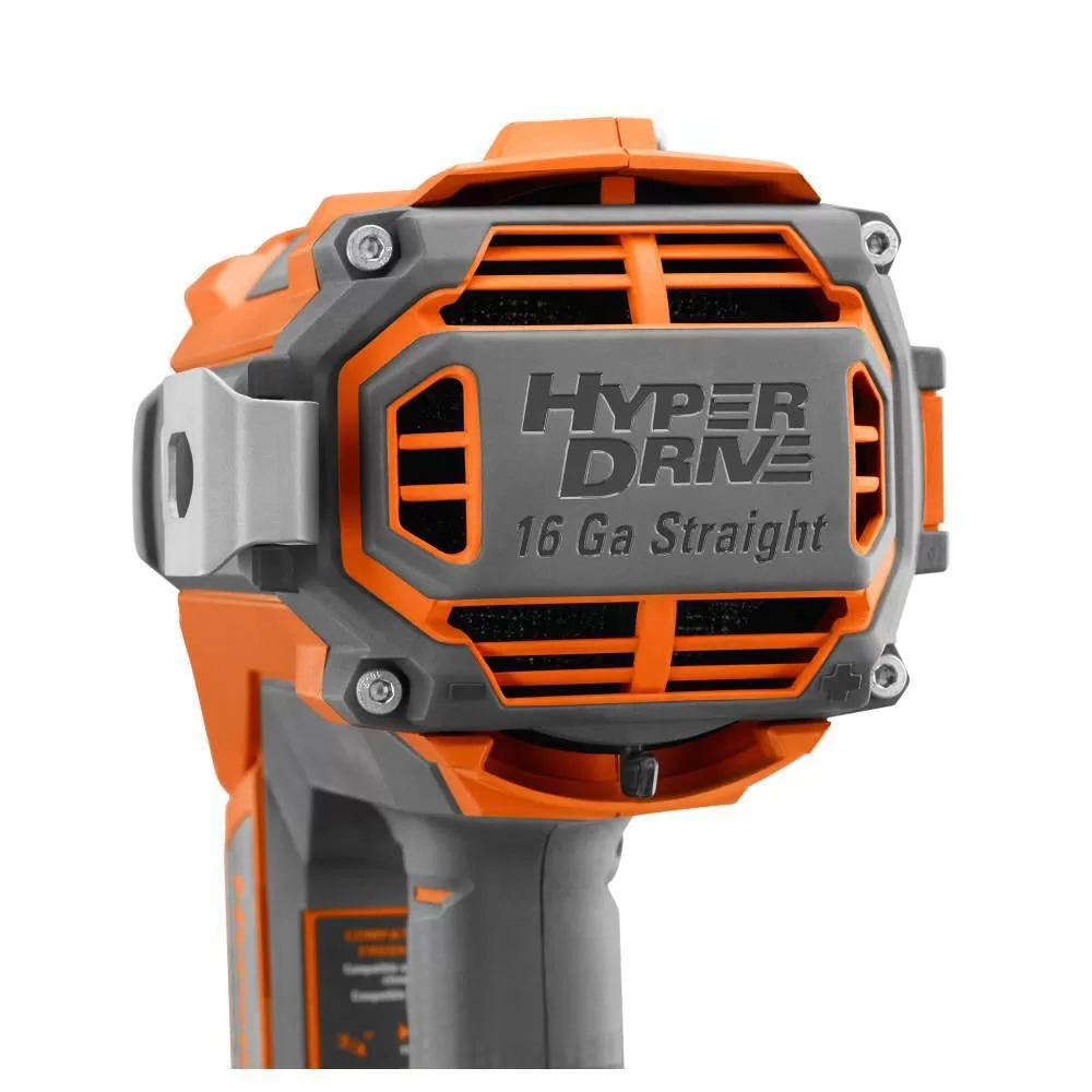RIDGID 1003557539 18V Brushless Cordless HYPERDRIVE 16-Gauge 2-1/2