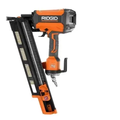 RIDGID 1001834142 Pneumatic 21-Degree 3-1/2 in. Round Head Framing Nailer