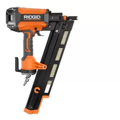 RIDGID 1001834142 Pneumatic 21-Degree 3-1/2 in. Round Head Framing Nailer