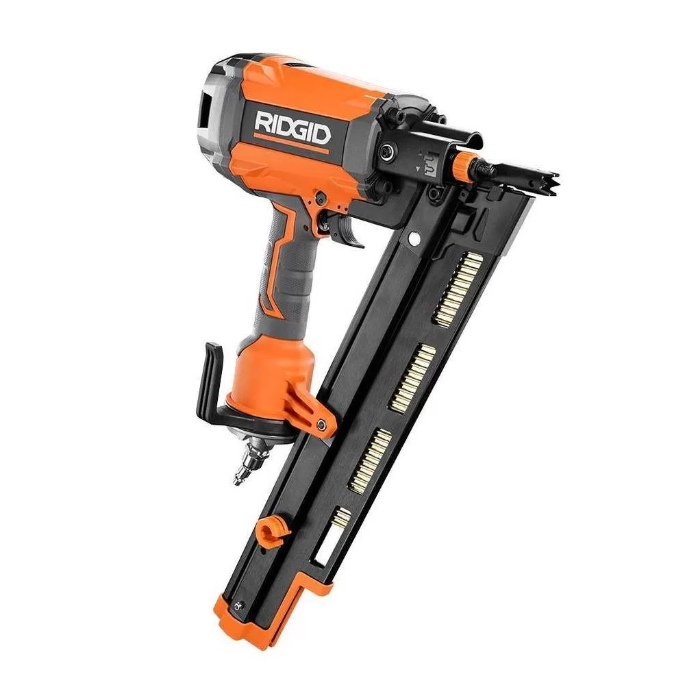 RIDGID R350RHF Pneumatic 21-Degree 3-1/2 in. Round Head Framing Nailer
