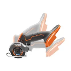 RIDGID R87207B-R87547B 18V SubCompact Brushless Cordless 3/8 in. Impact Wrench and 3 in. Multi-Material Saw (Tools Only)