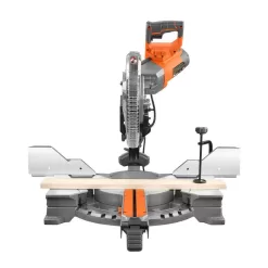 RIDGID R4222-AC9946 15 Amp 12 in. Corded Sliding Miter Saw and Universal Mobile Miter Saw Stand with Mounting Braces