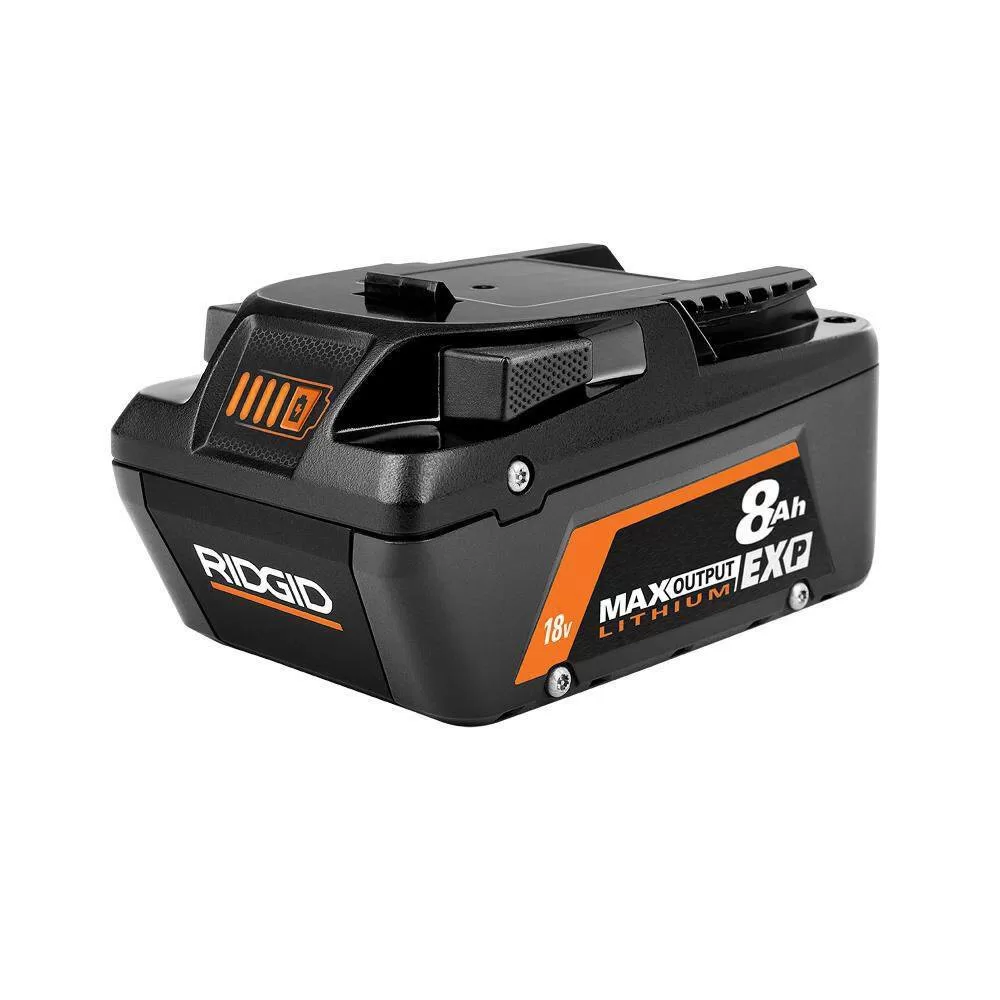 RIDGID AC840080 18V 8.0 Ah MAX Output EXP Lithium-Ion Battery