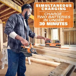 RIDGID 18V Dual Port Simultaneous Charger