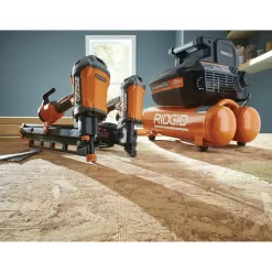 RIDGID 1002236453 4.5 Gal. Portable Electric Quiet Air Compressor