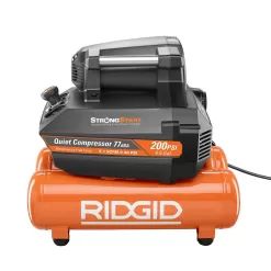 RIDGID 1002236453 4.5 Gal. Portable Electric Quiet Air Compressor
