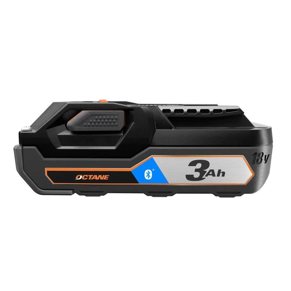 RIDGID AC806 18V OCTANE Bluetooth 3.0 Ah Batteries (2-Pack) and Charger Kit with Tool Bag