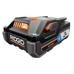 RIDGID AC806 18V OCTANE Bluetooth 3.0 Ah Batteries (2-Pack) and Charger Kit with Tool Bag