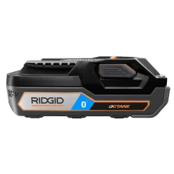 RIDGID AC806 18V OCTANE Bluetooth 3.0 Ah Batteries (2-Pack) and Charger Kit with Tool Bag