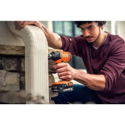 RIDGID R96256 18V Cordless 4-Tool Combo Kit with (1) 4.0 Ah Battery, (1) 2.0 Ah Battery, Charger, and Bag