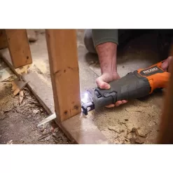 RIDGID R8647B-AC840040 18V Brushless Cordless Reciprocating Saw Kit with 18V 4.0 Ah MAX Output Lithium-Ion Battery