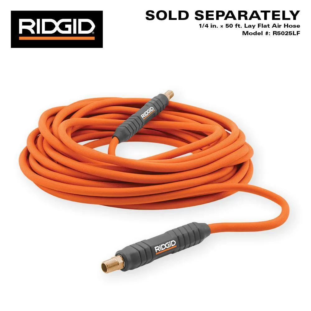 RIDGID 1001834140 Pneumatic 15 Deg. 1-3/4 in. Coil Roofing Nailer