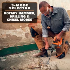 RIDGID R86712B 18V Brushless Cordless 1 in. SDS-Plus Rotary Hammer (Tool Only)