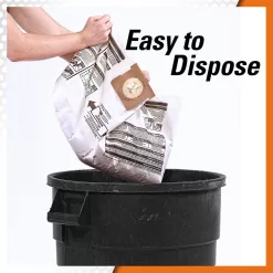 RIDGID VF3503B High-Eff. Size B Dust Collection Bags for 5-8 Gal. Shop-Vac Branded Vacs, 5-10 Gal. RIDGID Vacs, except HD0600 (12-Pack)