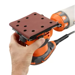 RIDGID R24011 5.5 Amp Corded Fixed Base Trim Router with 2.4 Amp Corded 1/4 Sheet Sander