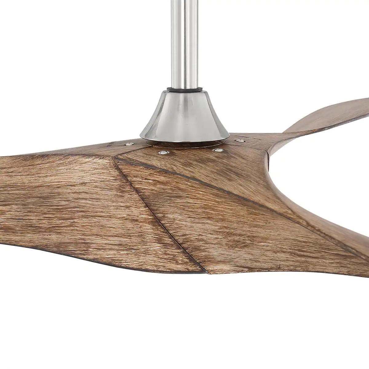 Home Decorators Collection 1004292316 Wesley 52 in. Indoor/Outdoor Brushed Nickel DC Motor Ceiling Fan with Remote Control