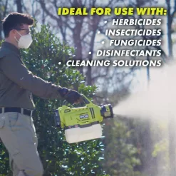 RYOBI P2800BTL-P2809BTL ONE+ 18V Cordless Battery 1 Gal. Sprayer and .5 Gallon Electrostatic Sprayer (2-Tool) (Tool Only)
