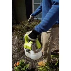 RYOBI P2810-P2805BTL ONE+ 18V Cordless Battery 1 Gal. Chemical Sprayer and Cordless Fogger/Mister (2-Tool) with 1.3 Ah Battery and Charger