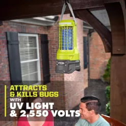 RYOBI P28140-BZ ONE+ 18-Volt Cordless Battery 0.5L Compact Sprayer and Cordless Bug Zapper (Tool Only)