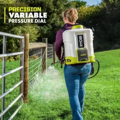 RYOBI RY40310-CMB1 40V Cordless Battery 4 Gal. Backpack Chemical Sprayer (2-Tool) with 2.0 Ah Battery and Charger