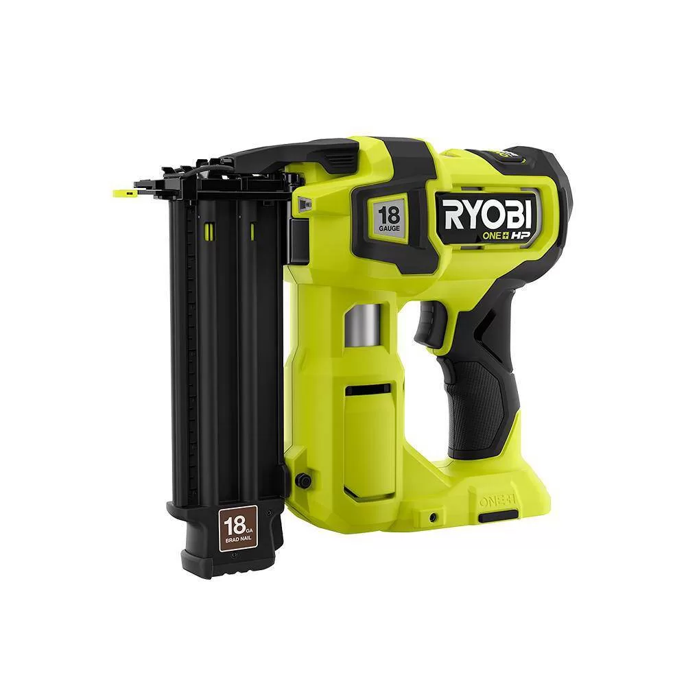 RYOBI P322 ONE+ HP 18V 18-Gauge Brushless Cordless AirStrike Brad Nailer (Tool Only)