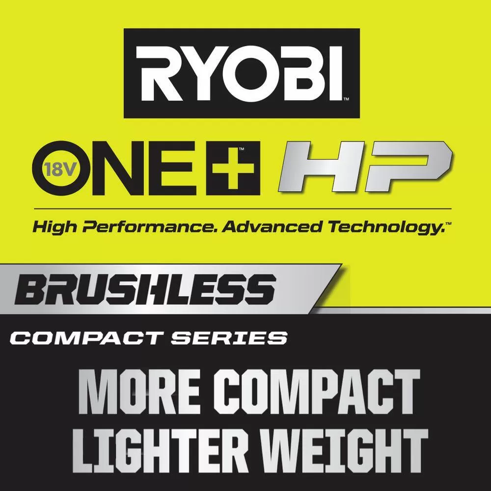 RYOBI PSBCS01K1 ONE+ HP 18V Brushless Cordless Compact 6-1/2 in. Circular Saw Kit with 4.0 Ah HIGH PERFORMANCE Battery and Charger