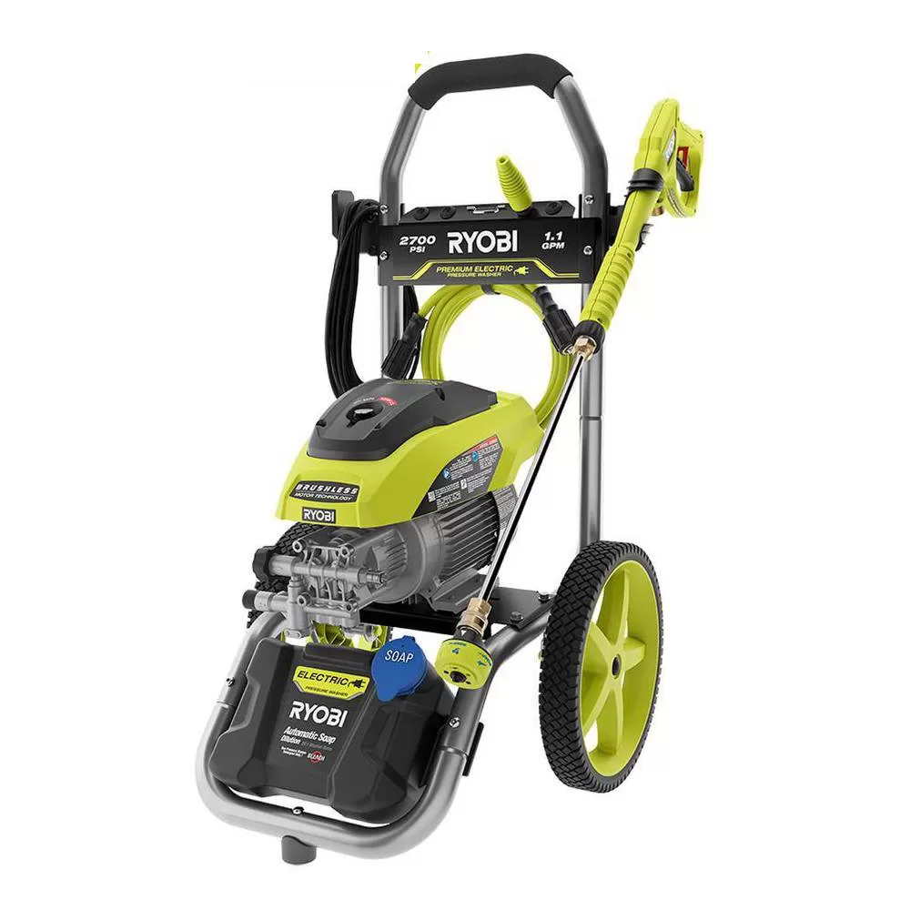 RYOBI RY142711VNM 2700 PSI 1.1 GPM Cold Water Electric Pressure Washer