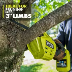 RYOBI P2530 ONE+ 18V Electric Cordless Pruning Reciprocating Saw with 2.0 Ah Battery and Charger