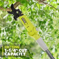 RYOBI P2540-LP ONE+ 18V Cordless Pruner and Cordless Pole Lopper with 2.0 Ah Battery and Charger