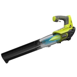 RYOBI P21081BTL ONE+ 18V 100 MPH 280 CFM Cordless Battery Variable-Speed Jet Fan Leaf Blower (Tool Only)