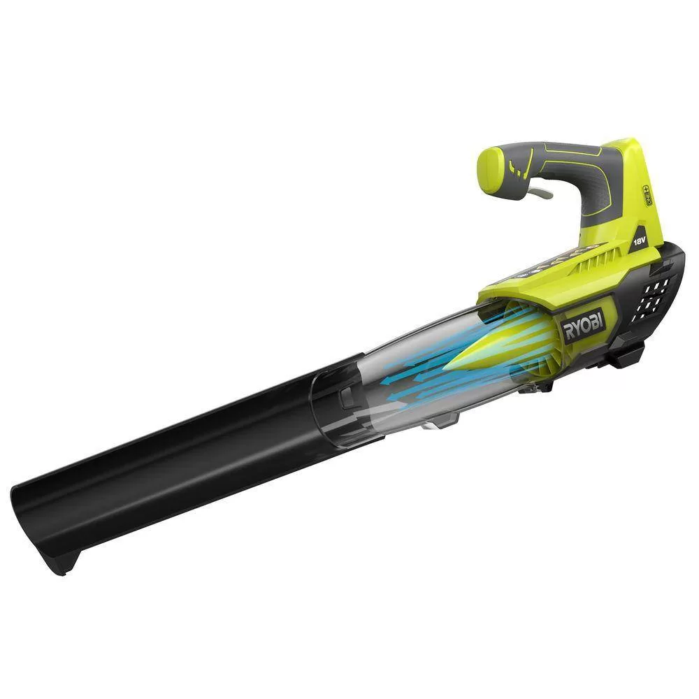 RYOBI P21081BTL ONE+ 18V 100 MPH 280 CFM Cordless Battery Variable-Speed Jet Fan Leaf Blower (Tool Only)