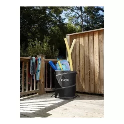 RYOBI RY40480-LB 40V 110 MPH 525 CFM Jet Fan Leaf Blower with Lawn and Leaf Bag, 4.0 Ah Battery and Charger