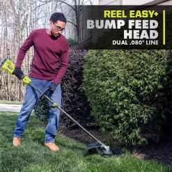 RYOBI P20220 ONE+ HP 18V Brushless 15 in. Attachment Capable String Trimmer with 6.0 Ah Battery and Charger