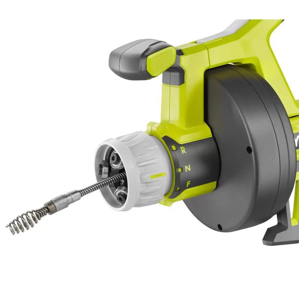 RYOBI P4002-PSK005 ONE+ 18V Hybrid Drain Auger and 2.0 Ah Compact Battery and Charger Starter Kit