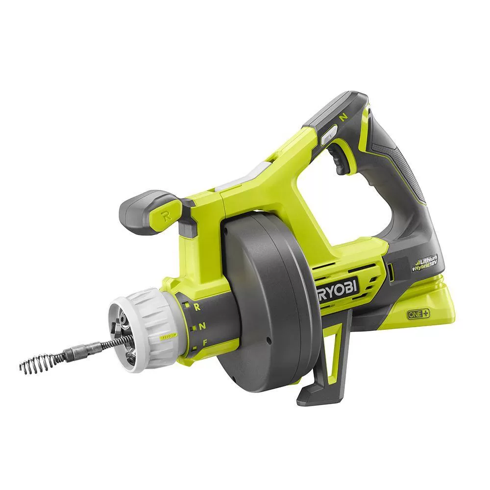 RYOBI P4002-PSK005 ONE+ 18V Hybrid Drain Auger and 2.0 Ah Compact Battery and Charger Starter Kit