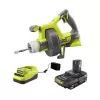 RYOBI P4002-PSK005 ONE+ 18V Hybrid Drain Auger and 2.0 Ah Compact Battery and Charger Starter Kit