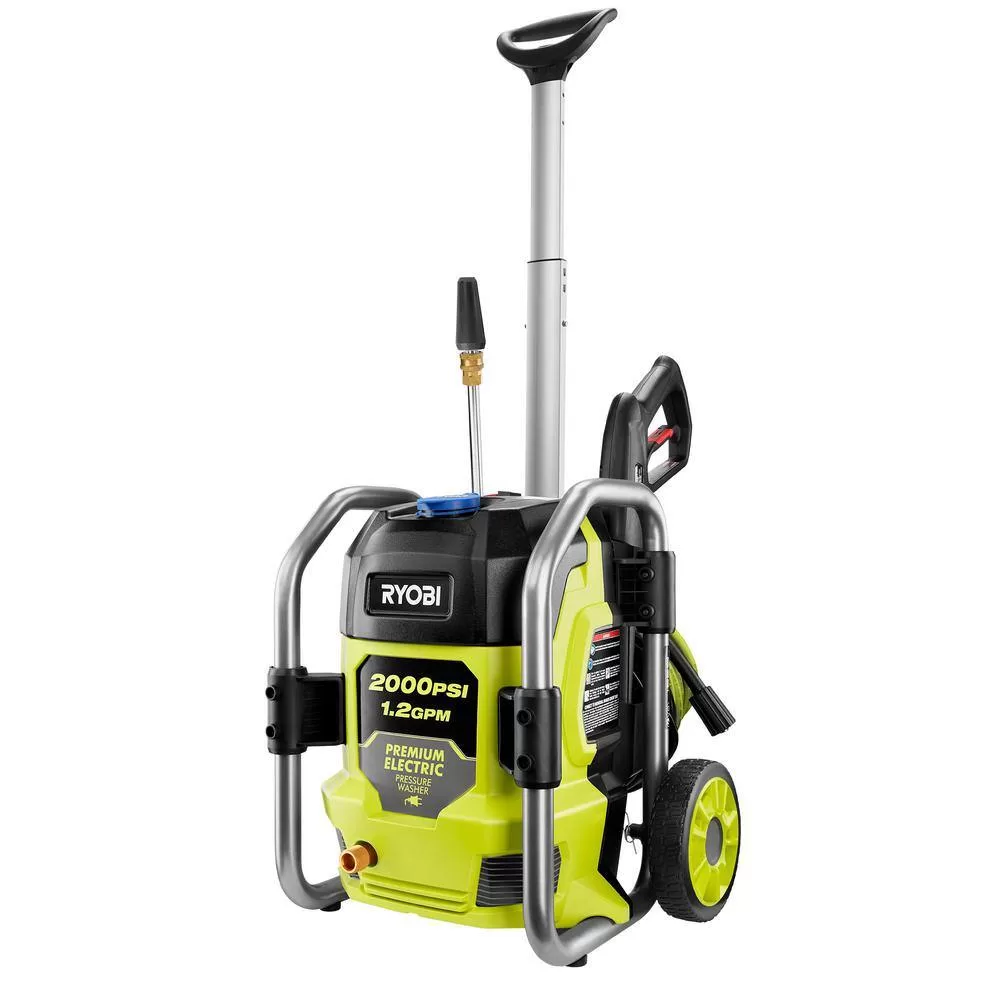 RYOBI RY142022-SC 2000 PSI 1.2 GPM Cold Water Electric Pressure Washer with Surface Cleaner