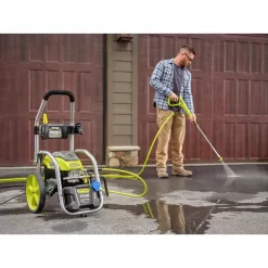 RYOBI RY143011-SC12 3000 PSI 1.1 GPM Cold Water Electric Pressure Washer and 12 in. Surface Cleaner with Caster Wheels