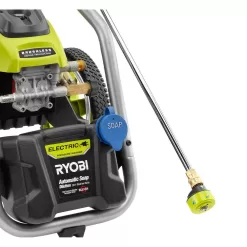 RYOBI RY143011-SC12 3000 PSI 1.1 GPM Cold Water Electric Pressure Washer and 12 in. Surface Cleaner with Caster Wheels
