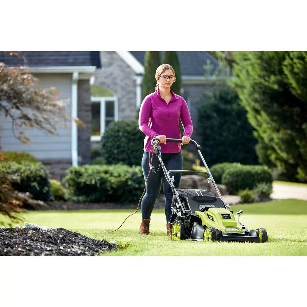 RYOBI RYAC200 20 in. 13 Amp Electric Walk Behind Lawn Mower