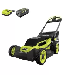 RYOBI RY401180 40V HP Brushless 20 in. Cordless Electric Battery Walk Behind Self-Propelled Mower with 6.0 Ah Battery and Charger